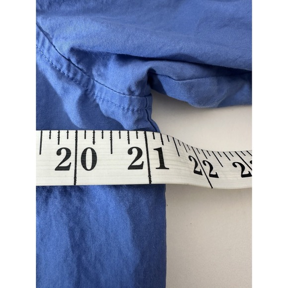 COS Dress Womens Size 8 Blue Short Sleeve Oversized Cocktail Formal Midi - Picture 11 of 12